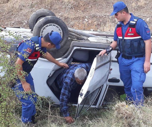 Manisa’da trafik kazası: 2 yaralı