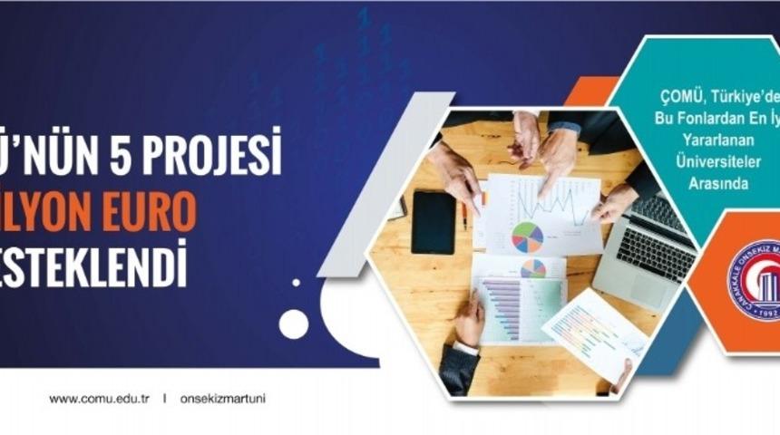 &Ccedil;OM&Uuml;&rsquo;n&uuml;n 5 projesi 1.3 Milyon Euro ile desteklendi