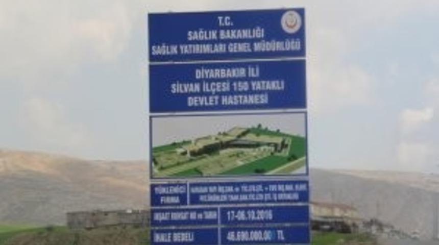Silvan Devlet Hastanesi inşaatı sona yaklaşıyor