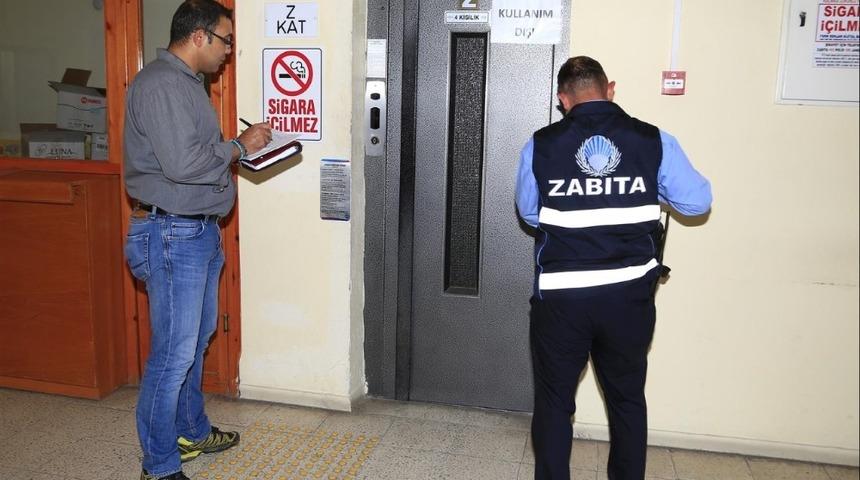 Nevşehir’de asansör denetimleri devam ediyor
