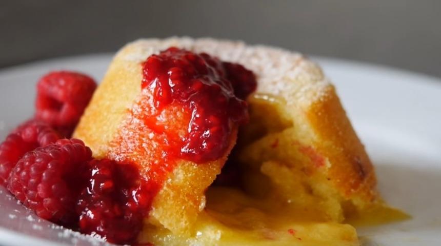 Beyaz Çikolatalı Lav Kek