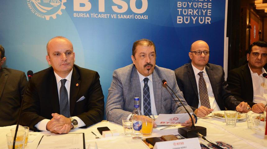 BTSO'da ilk kez dış ticaret konseyi oluşturuldu