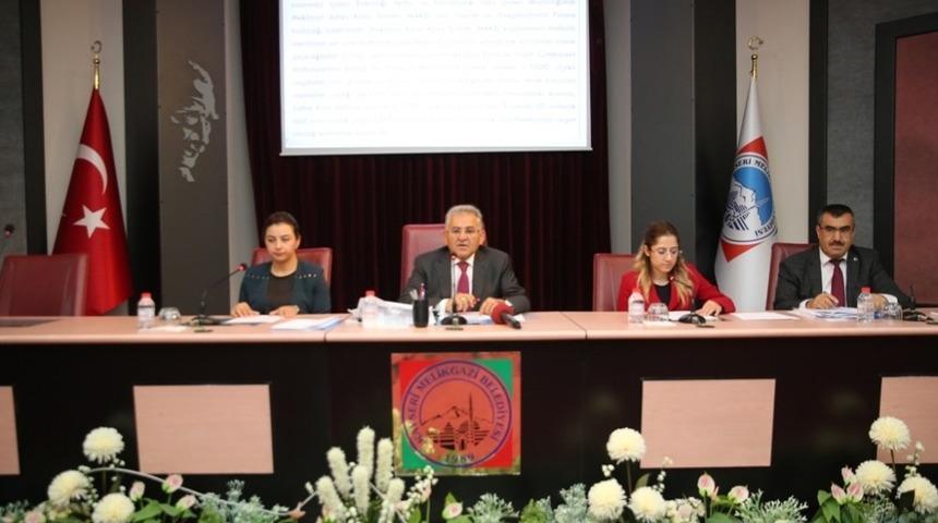 Melikgazi Belediyesi Ekim ayı Meclis Toplantısı yapıldı