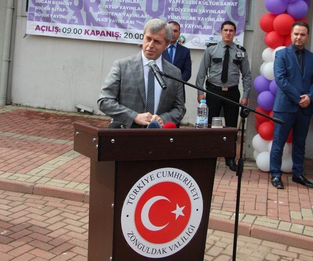 Zonguldak 1’inci Kitap Fuarı açıldı