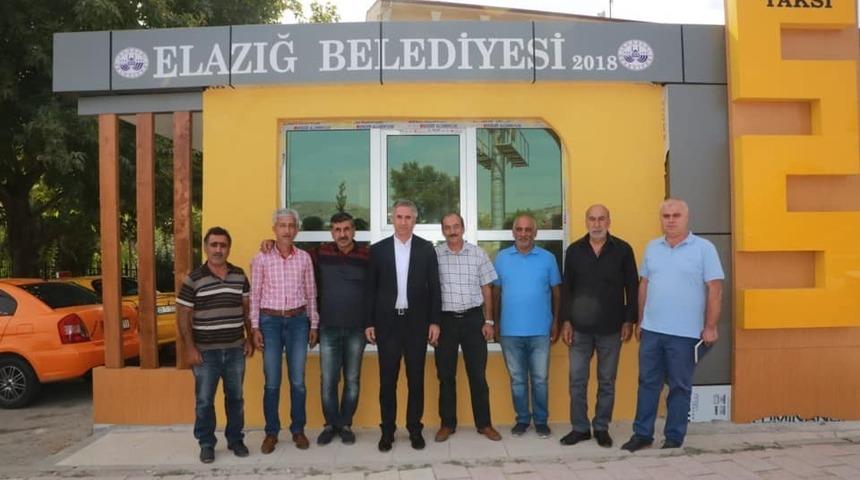 Elazığ&rsquo;a modern taksi durakları