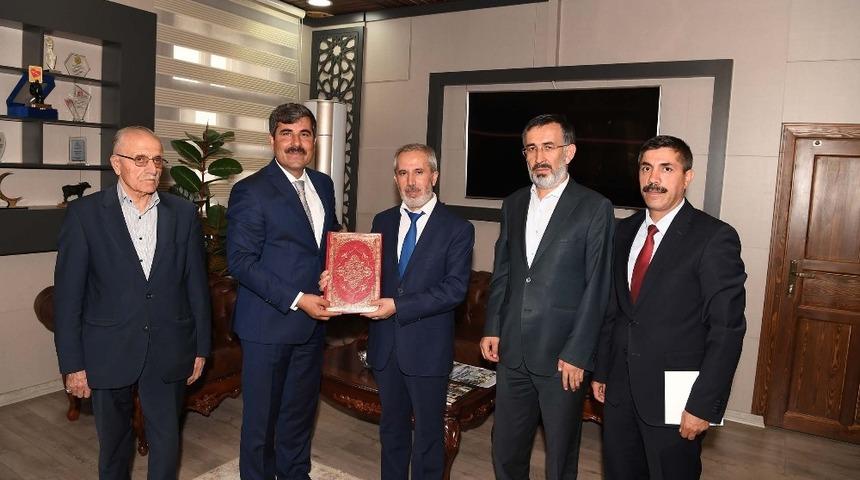 M&uuml;ft&uuml; Bozkurt&rsquo;tan Başkan Asya&rsquo;ya ziyaret