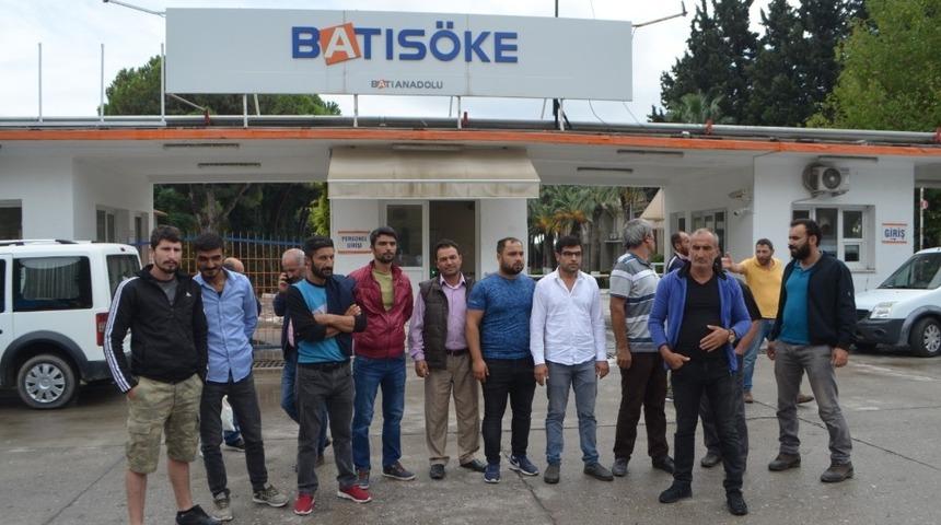 S&ouml;ke&rsquo;de &ccedil;imento fabrikasında &ccedil;alışan iş&ccedil;ilerin para alamadıkları iddiası