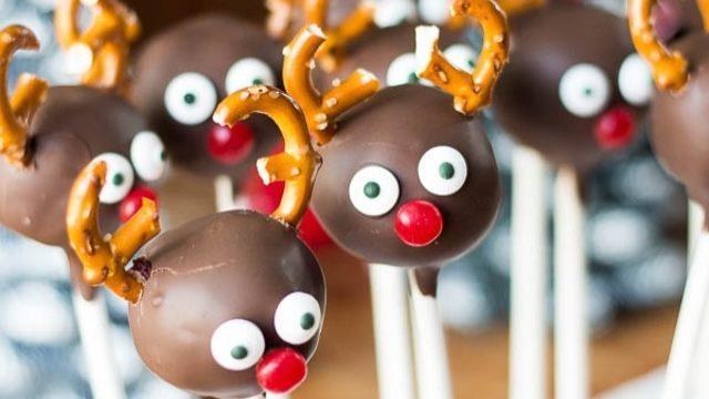 Çikolatalı Geyik Lolipop