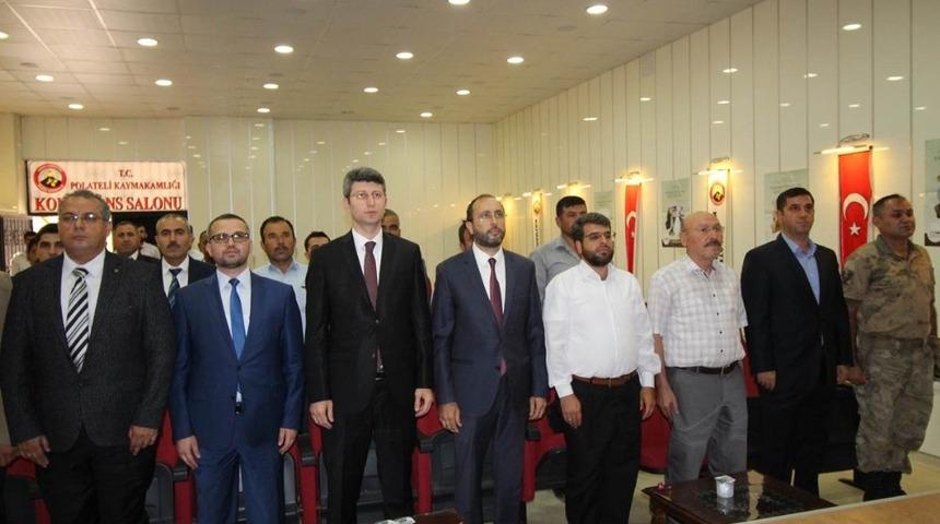 Polateli ilçesinde Camiler ve Din Görevlileri Haftası etkinliği