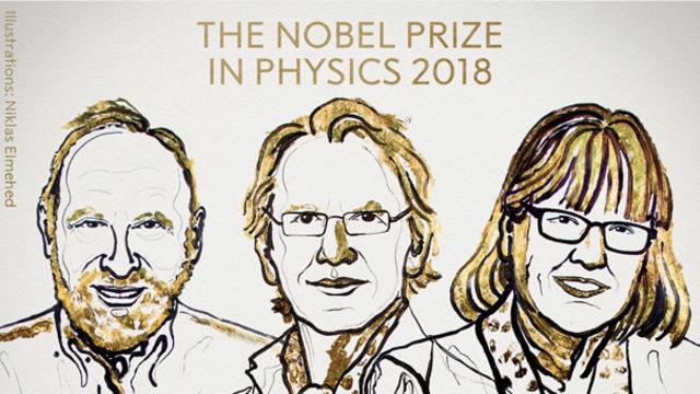 2018 Nobel Fizik Ödülü'nü kazanan belli oldu
