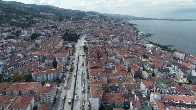 Karamürsel için yol çalışması