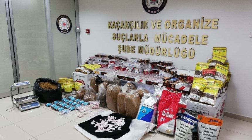 &Ccedil;orum polisinden ka&ccedil;ak t&uuml;t&uuml;n operasyonu