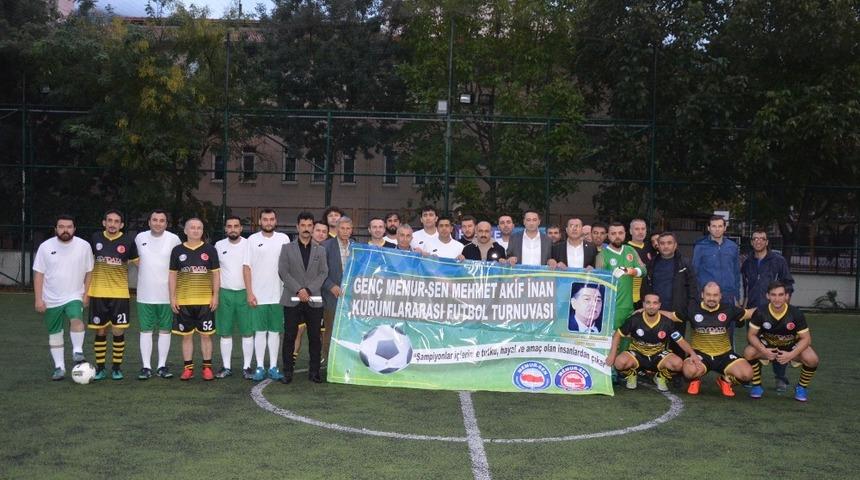 Mehmet Akif İnan Kurumlar Arası Futbol Turnuvası başladı