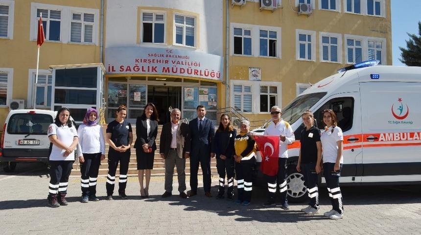 Kırşehir Sağlık M&uuml;d&uuml;rl&uuml;ğ&uuml;ne yeni ambulans
