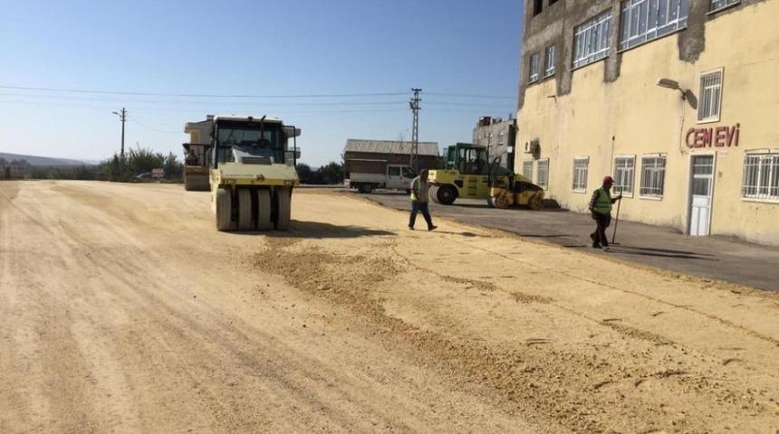 Yunus Emre Mahallesinde asfalt hazırlığı