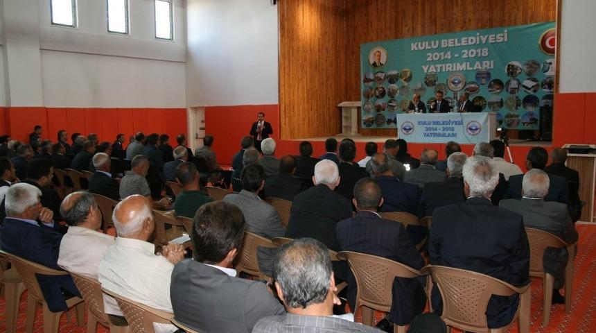 Kulu Kaymakamı Budan, muhtarlarla bir araya geldi