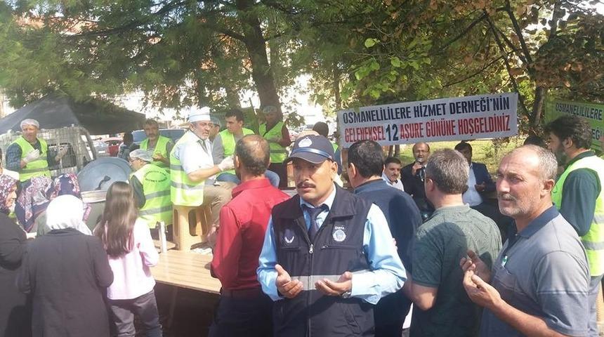 Osmanelililere Hizmet Derneği&rsquo;nin geleneksel aşure dağıtımı