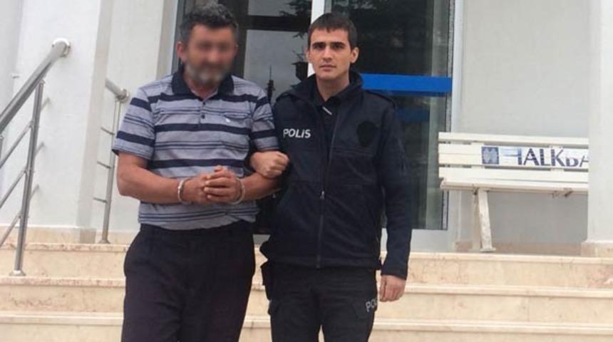 İnternet sapığı taciz ettiği erkek çocuğu görmeye geldiği yerde yakalandı!