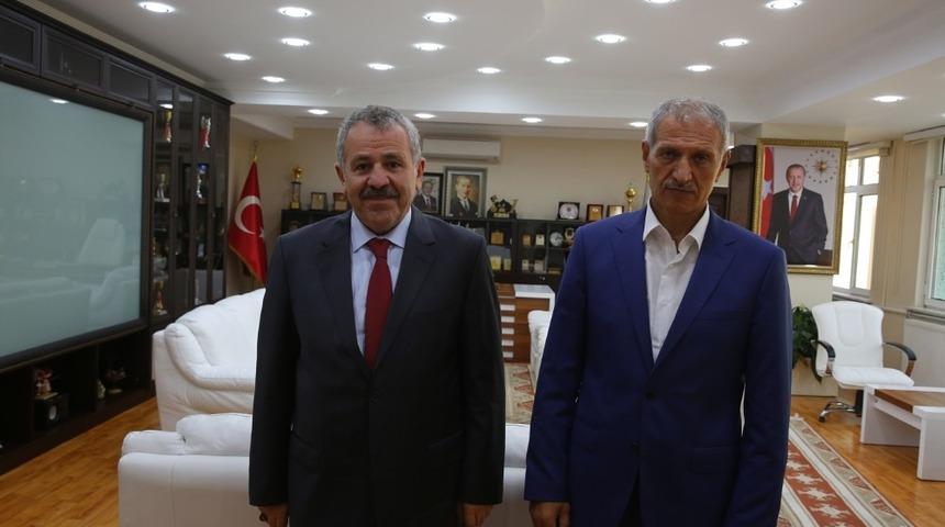 Lahey B&uuml;y&uuml;kel&ccedil;isi Şaban Dişli&rsquo;den Başkan Dişli&rsquo;ye ziyaret