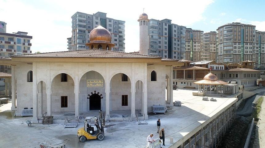 İlkadım&rsquo;da Cami ve K&uuml;lliye inşaatında sona yaklaşıldı