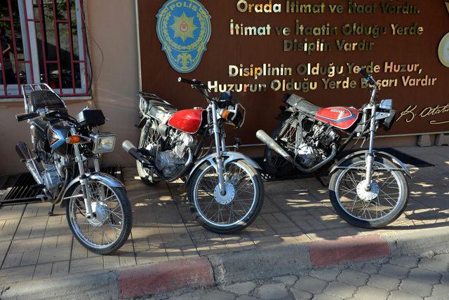 Motosiklet çalan 2 kişi tutuklandı