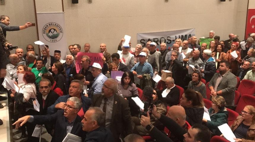 FSRU projesi toplantısında gergin anlar