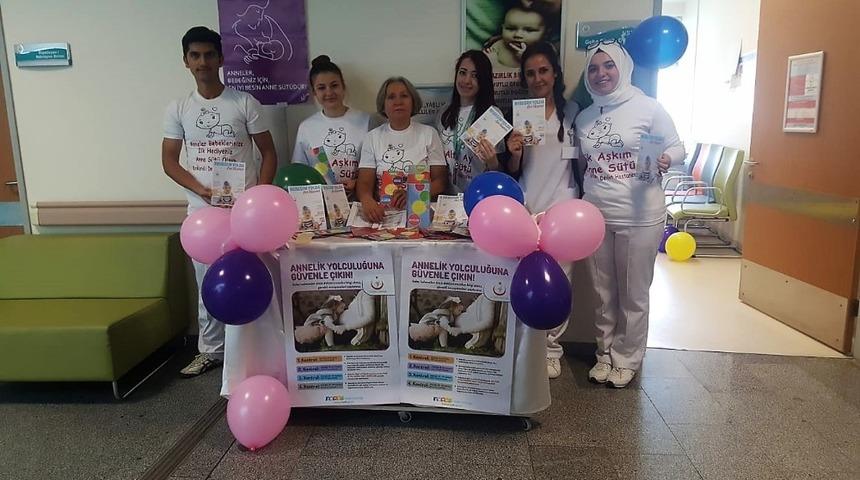 Anne ve anne adaylarına emzirme teknikleri anlatıldı