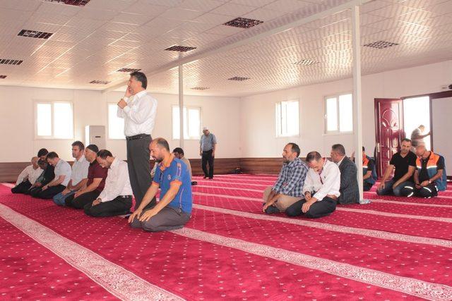 Şehit Çelik’in ismi verilen camii açıldı