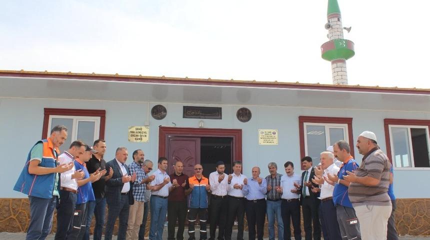 Şehit Çelik’in ismi verilen camii açıldı