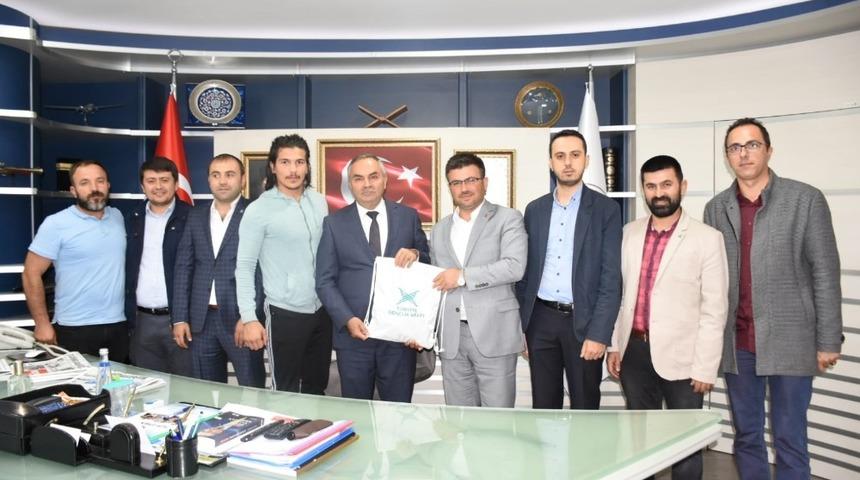 Başkan Ay T&Uuml;GVA heyeti ile bir araya geldi