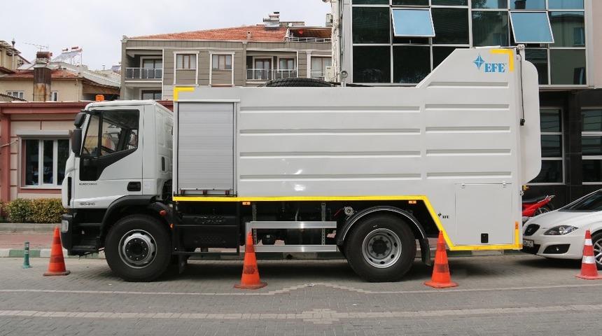 Saruhanlı&rsquo;da &ccedil;&ouml;p konteynerleri d&uuml;zenli olarak yıkanacak