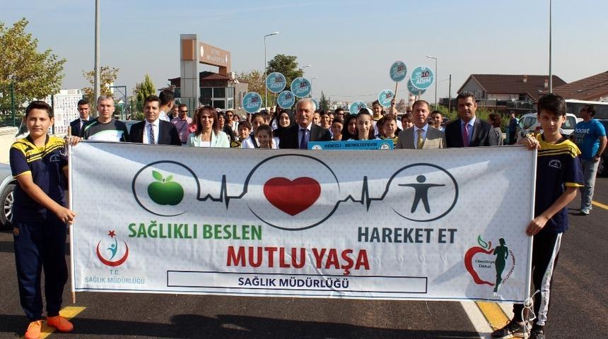 Denizli&rsquo;de 3 Ekim D&uuml;nya Y&uuml;r&uuml;y&uuml;ş G&uuml;n&uuml; etkinliği