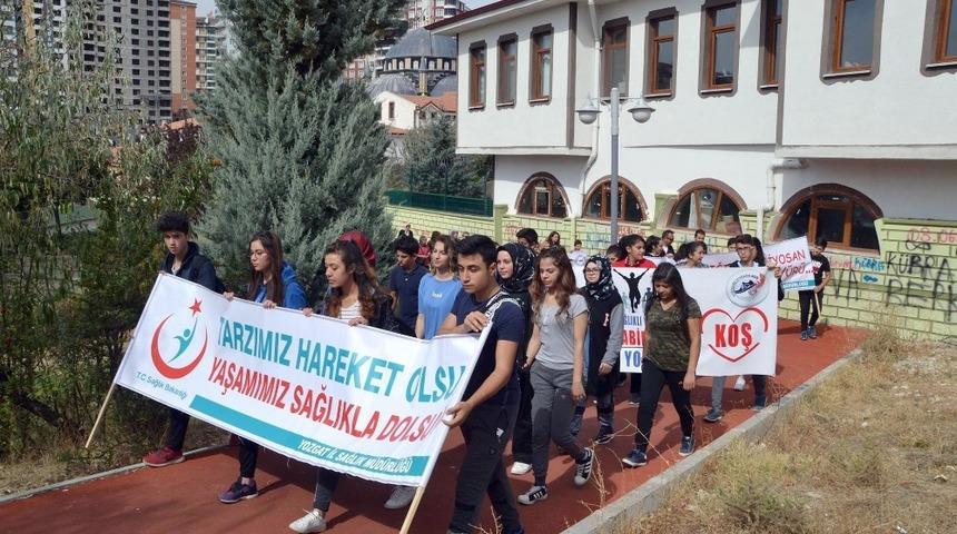 Yozgat&rsquo;ta sağlıklı yaşam i&ccedil;in y&uuml;r&uuml;d&uuml;ler