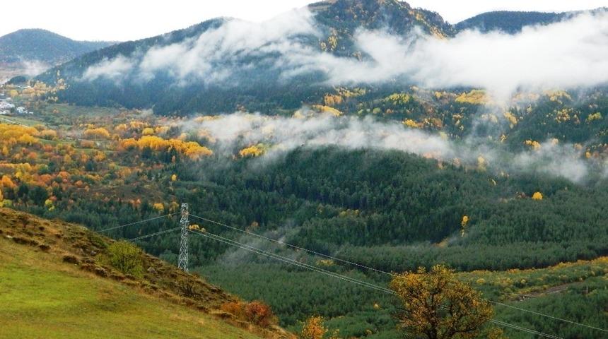Ardahan&rsquo;da hazan mevsimi g&ouml;rsel ş&ouml;len oluşturdu