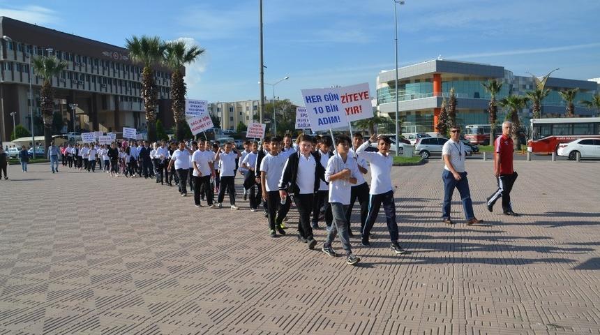 Aliağa&rsquo;da sağlıklı yaşam i&ccedil;in y&uuml;r&uuml;y&uuml;ş