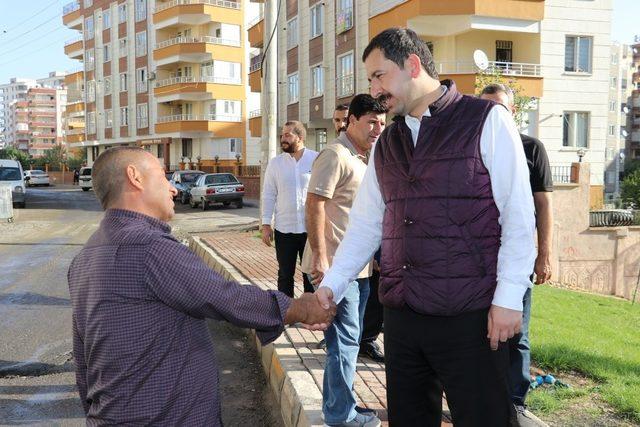 Karaköprü’de sorunlar yerinde tespit ediliyor