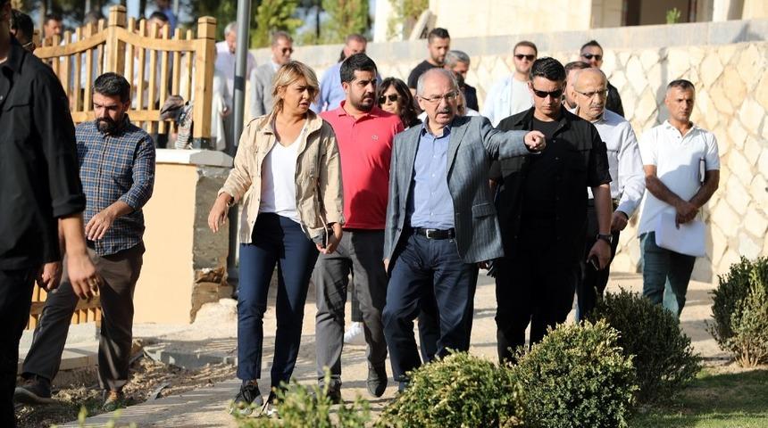 Vali Yaman, projeleri yerinde incelendi