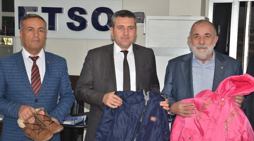 ETSO&rsquo;dan bin 200 &ouml;ğrenciye kışlık kıyafet yardımı