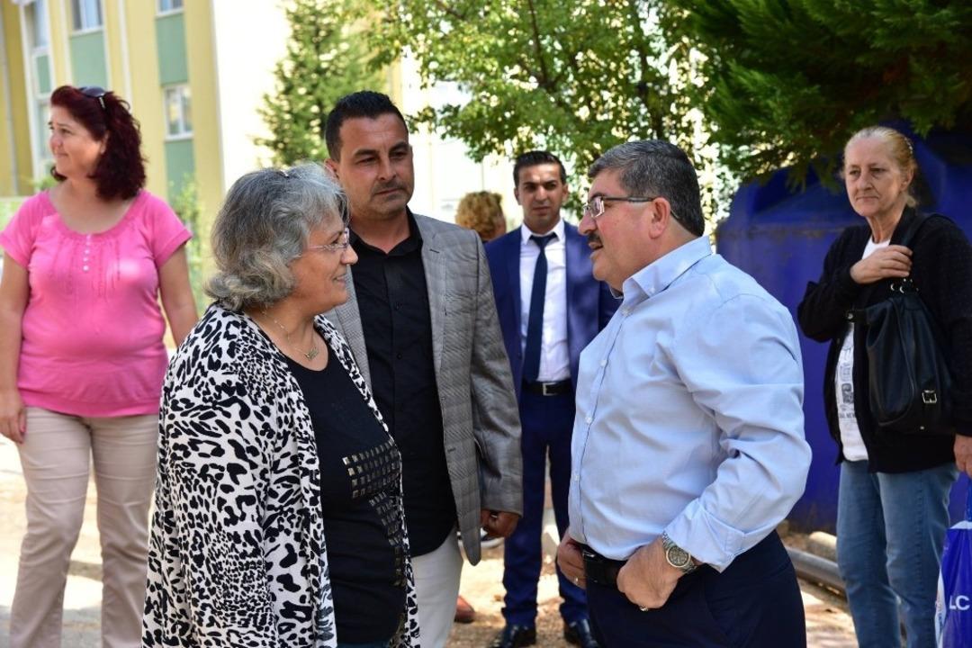 Başkan Can &ccedil;alışmaları yakından izliyor