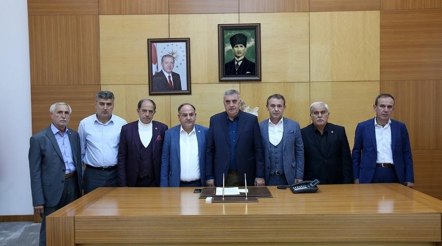 Muhtarlar&rsquo;dan Başkan To&ccedil;oğlu&rsquo;na ziyaret