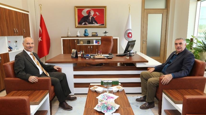 To&ccedil;oğlu&rsquo;dan B&ouml;lge İdare Mahkemesi Başkanı Ko&ccedil;er&rsquo;e ziyaret