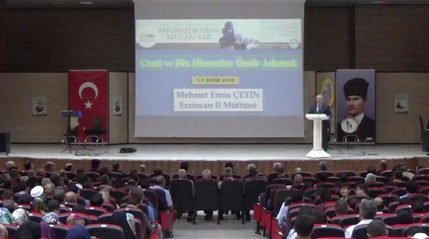 Camiler ve Din G&ouml;revlileri Haftası dolayısıyla konferans verildi