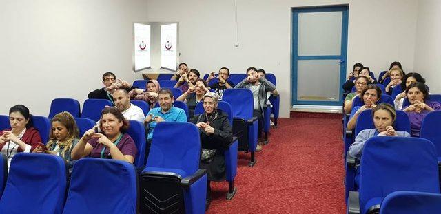 Yalova Devlet Hastanesi personeline işaret dili eğitimi