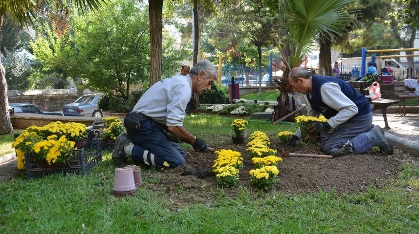 Şehzadeler’in parkları rengarenk