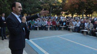 Konya Büyükşehir Belediye Başkanı bu kez iş değil, çay ve İŞ-KUR formu dağıttı!