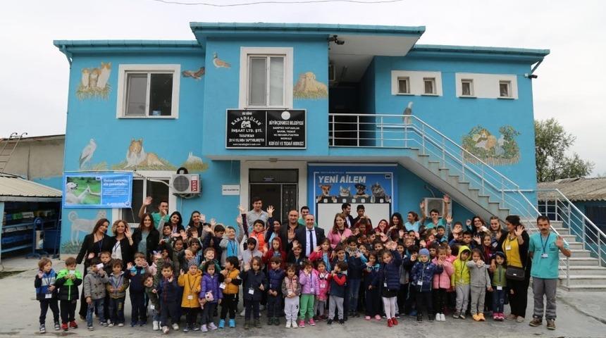 Çocuklar Hayvanları Koruma Günü’nde sahipsiz hayvanları unutmadı