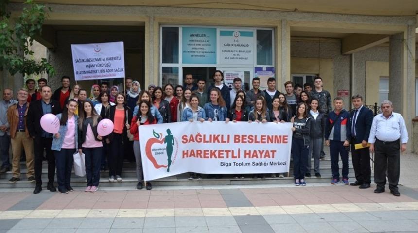 Biga&rsquo;da, &lsquo;D&uuml;nya Y&uuml;r&uuml;y&uuml;ş G&uuml;n&uuml;&rsquo; etkinliği