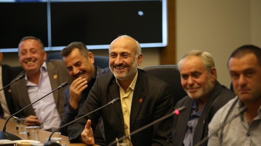 Başkan To&ccedil;oğlu 17 mahalle muhtarı ile biraraya geldi