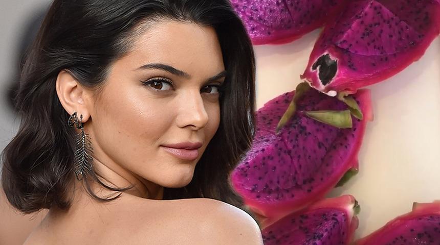 &Uuml;nl&uuml; model Kendall Jenner'ın sırrı ejder meyvesinde saklıymış