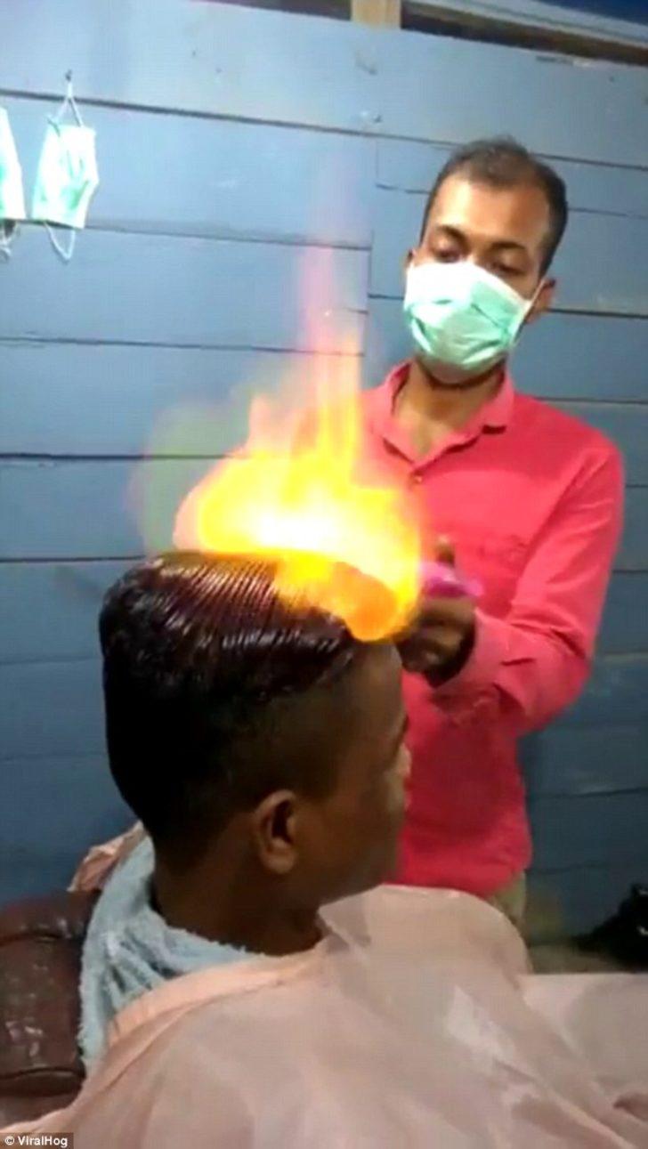 Bu berbere giren alev alıyor! G1